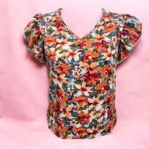 4/$20 Floral Print Blouse